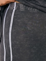 Yours Curve Black Side Stripe Leggings - Image 4 of 5
