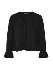 Yours Curve Black Frilled Trim Cardigan - Image 5 of 5
