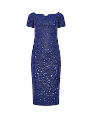 M&Co Sequin Notch Neck Dress - Slika 5 iz 5