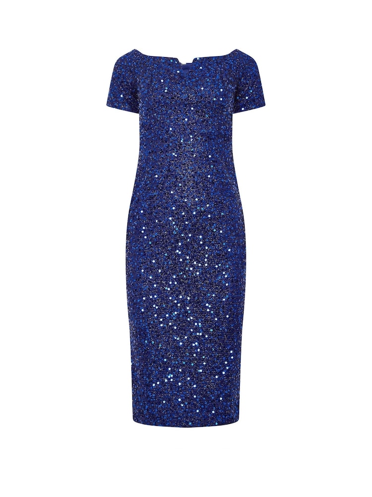 M&Co Sequin Notch Neck Dress - Slika 5 iz 5