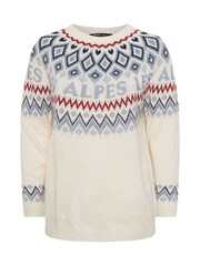Yours Curve Cream Fairisle Pattern Les Ski Jumper - Image 5 of 5