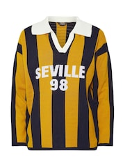 PixieGirl Petite Blue Vertical Stripe Seville Jumper - Image 4 of 5