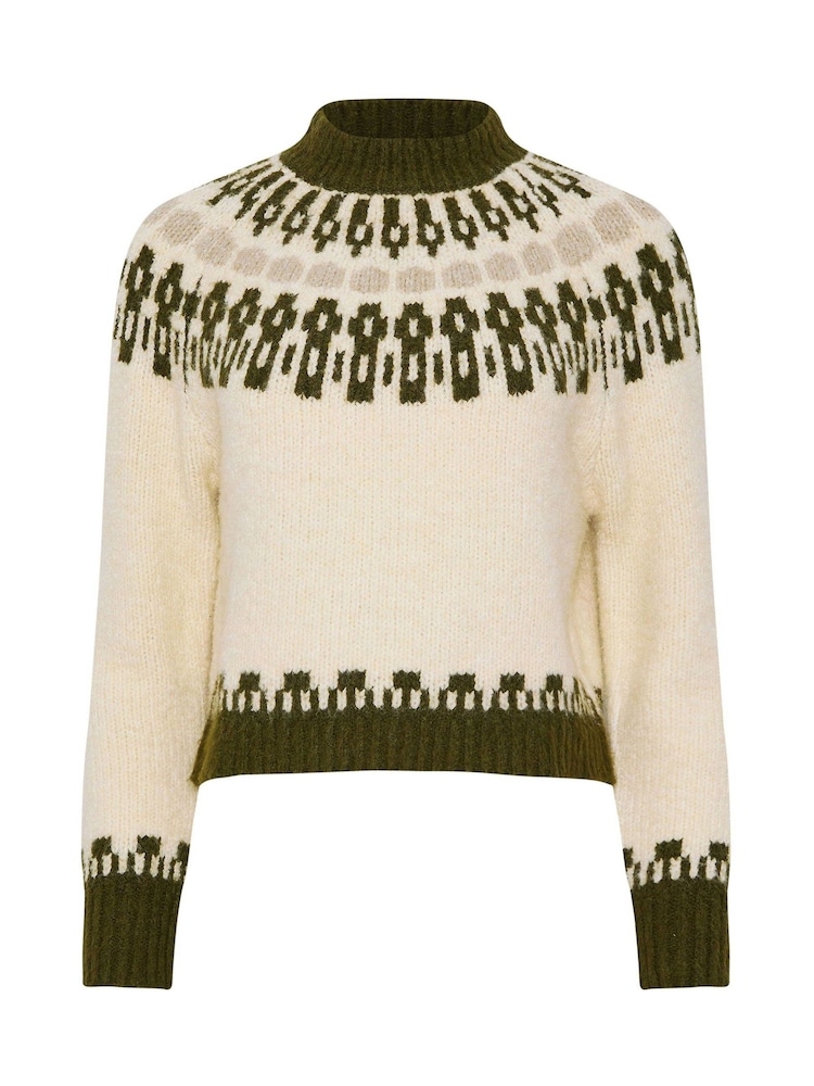 PixieGirl Petite Natural Fairisle Jumper - Image 6 of 6
