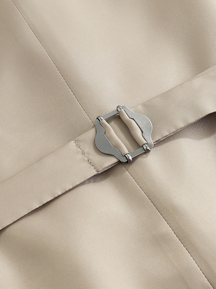 Verde - Textured Linen Blend Waistcoat - Imagen 8 de 8