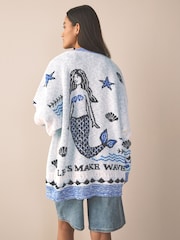 نیلا - Mermaid Pattern Cardigan - تصویر 2 از 8