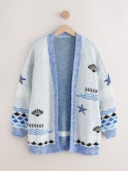 نیلا - Mermaid Pattern Cardigan - تصویر 6 از 8