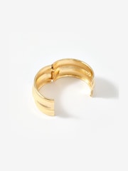 Mint Velvet Gold Tone Statement Cuff Bracelet - Image 3 of 3