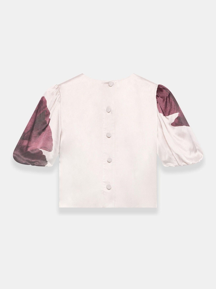 Mint Velvet Red Floral Print Blouse - Image 7 of 7