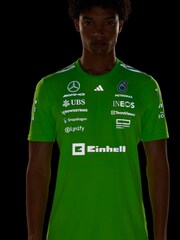 adidas Green Mercedes AMG Petronas Formula One Team Set Up Jersey - Image 5 of 6