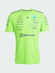 adidas Green Mercedes AMG Petronas Formula One Team Set Up Jersey - Image 6 of 6