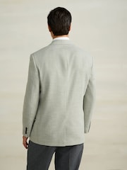Sage Green Regular Fit Smart Textured Blazer - Image 3 of 8