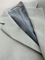 Sage Green Regular Fit Smart Textured Blazer - Image 6 of 8