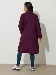 PixieGirl Petite Red Single Button City Coat - Image 3 of 5