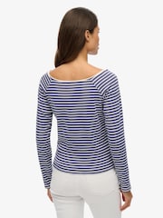 Superdry White Bardot Off Shoulder Top - Image 2 of 4
