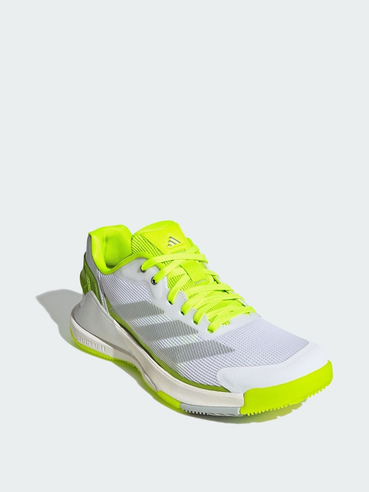 adidas Green Crazyquick Lightstrike Padel Shoes - Image 1 of 4