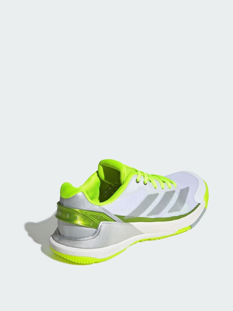 adidas Green Crazyquick Lightstrike Padel Shoes - Image 2 of 4