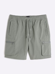 River Island Green Nylon Cargo Shorts - Image 5 of 6