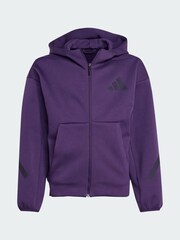 adidas Purple Z.N.E. Full-Zip Hooded Track Jacket - Image 4 of 4