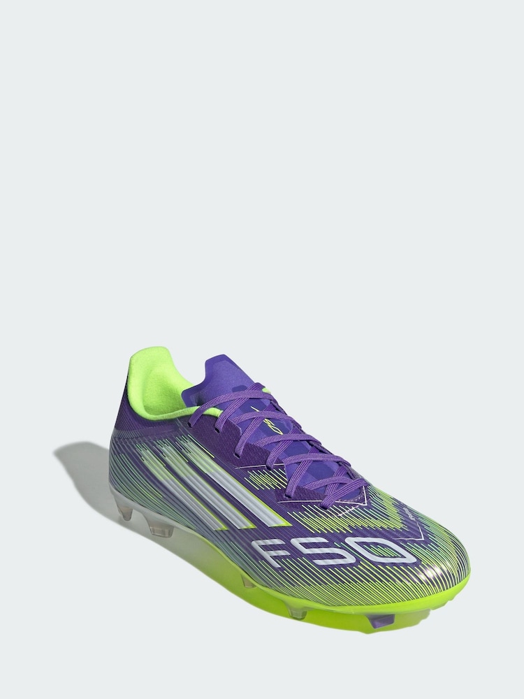 adidas Purple F50 League Firm/Multi-Ground Boots - Image 1 of 4
