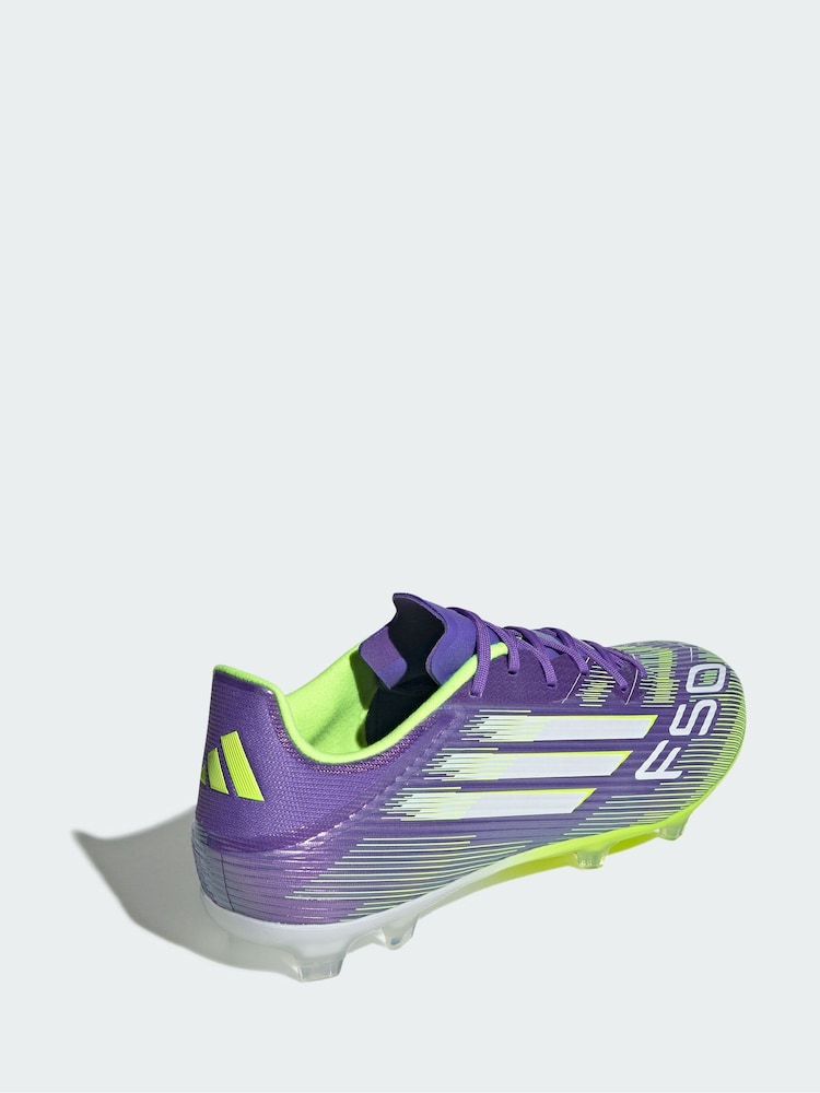 adidas Purple F50 League Firm/Multi-Ground Boots - Image 2 of 4