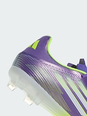 adidas Purple F50 League Firm/Multi-Ground Boots - Image 4 of 4