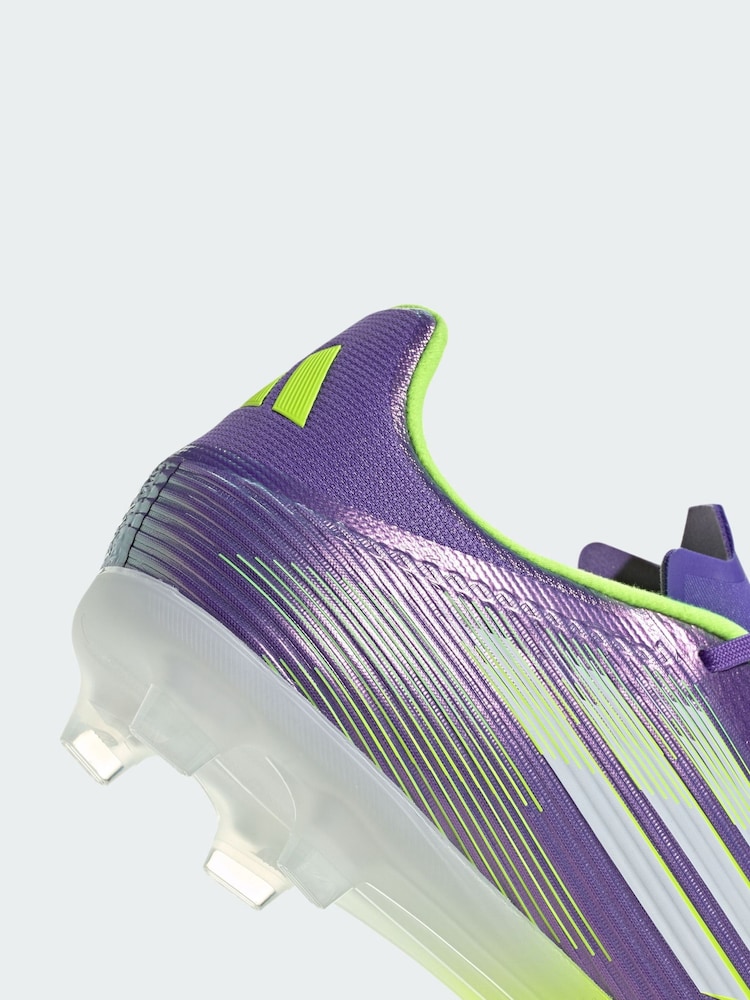 adidas Purple F50 League Firm/Multi-Ground Boots - Image 4 of 4