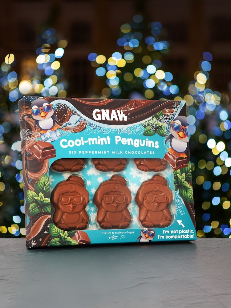Gnaw Cool-Mint Penguins Chocolate Gift Set - Image 1 of 1 Gnaw Cool-Mint Penguins Chocolate Gift Set - Image 1 of 1