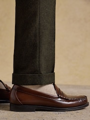 Joules Green Wool Blend Texture Suit Trousers - Image 5 of 10