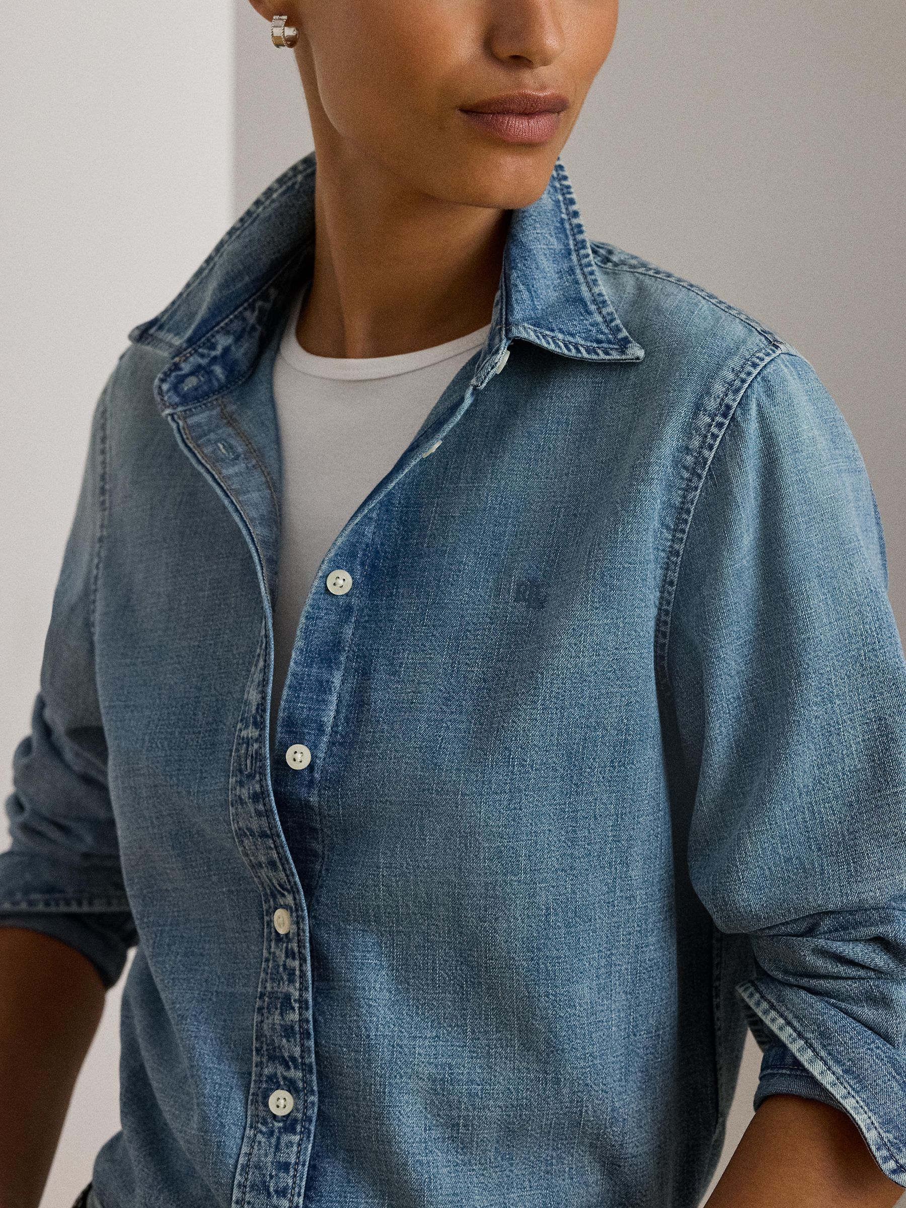 Next：日本 Lauren Ralph Lauren Jamelko デニムシャツ from Next Japan