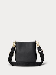 Lauren Ralph Lauren Black Cameryn Leather Cross-Body Bag - Image 2 of 5
