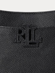 Lauren Ralph Lauren Black Cameryn Leather Cross-Body Bag - Image 4 of 5