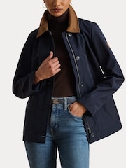 Lauren Ralph Lauren Contrast Collar Rain Jacket - Bild 3 von 8