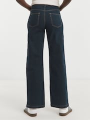 JD Williams Blue 24/7 Wide Leg Jeans - Image 2 of 3