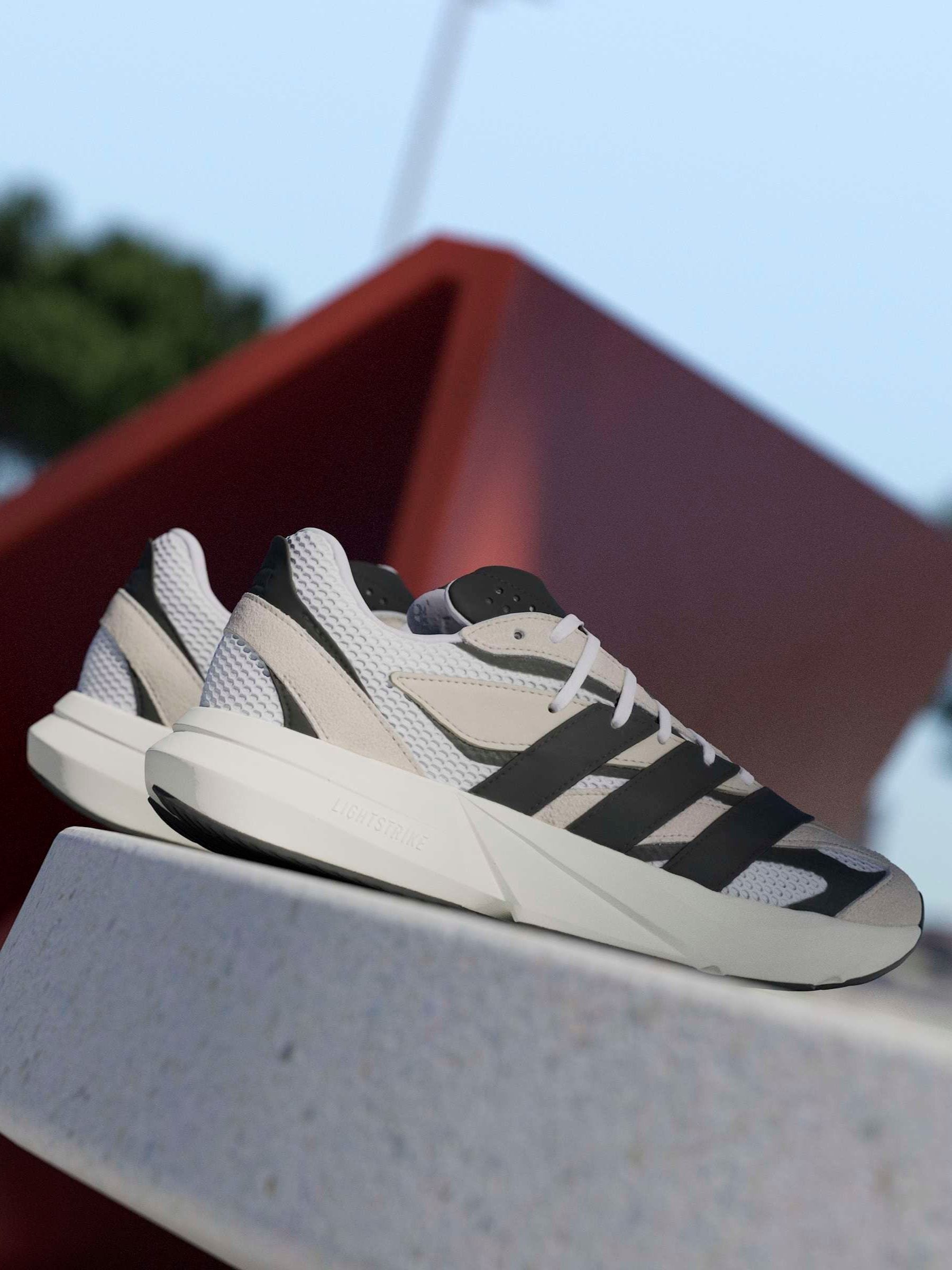 Buy adidas Cream Lightblaze Shoes from Next USA