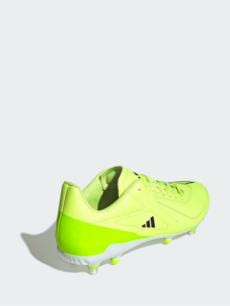 adidas Yellow RS15 Elite Soft Ground Rugby Boots - Image 2 of 4