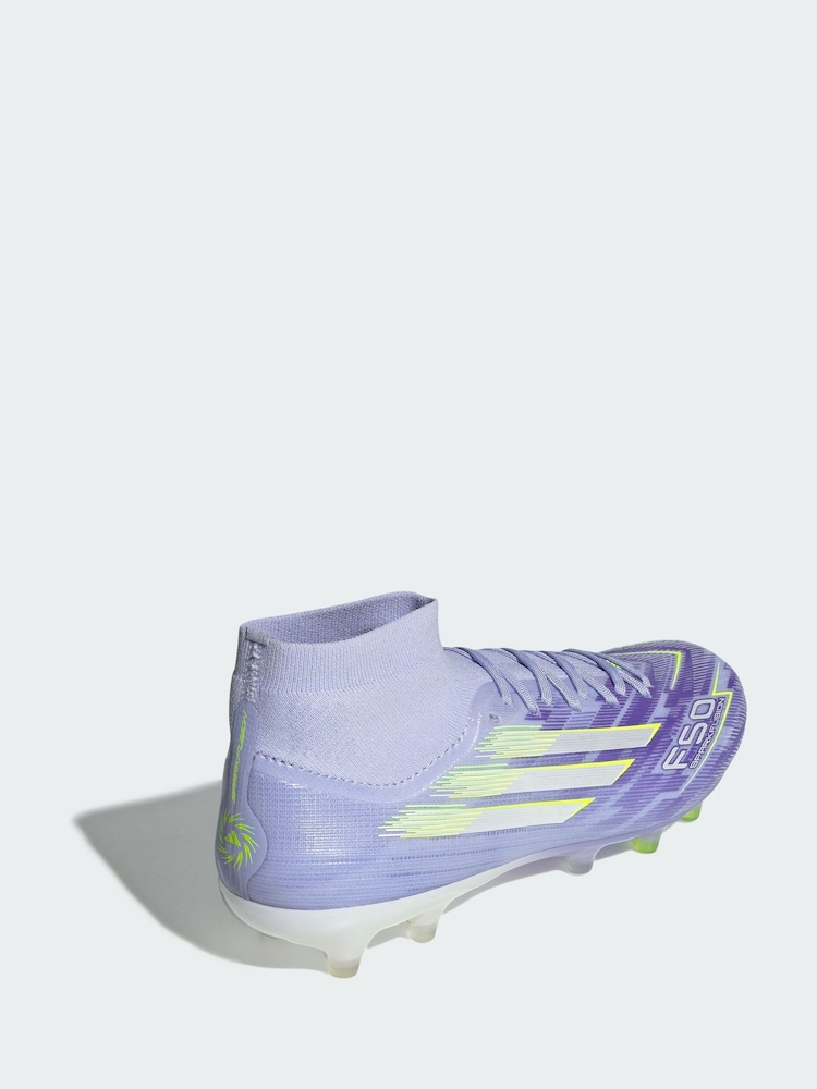 adidas Purple F50 Sparkfusion Pro Firm Ground/Artificial Grass Boots - Image 2 of 4