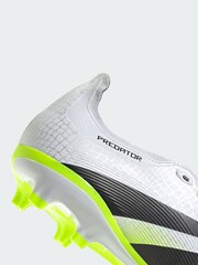 adidas White Predator League Fold-Over Tongue Firm/Multi-Ground Boots - Image 4 of 4