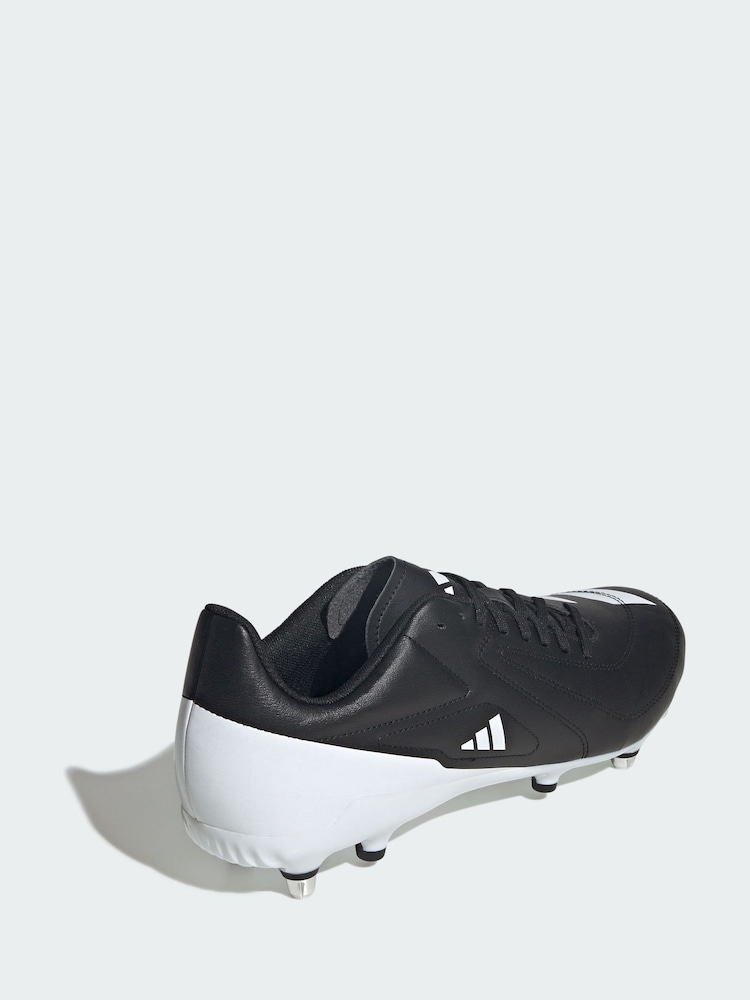 adidas Black RS15 Soft Ground Rugby Boots - Image 2 of 4