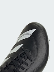 adidas Black RS15 Soft Ground Rugby Boots - Image 3 of 4