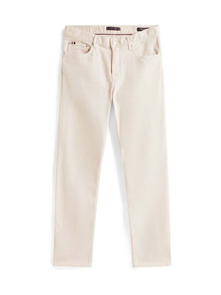 Tommy Hilfiger Natural Denton Washed Straight Jeans - Image 2 of 5