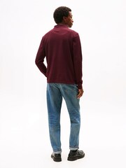 Tommy Hilfiger Red 1985 Regular Fit Pique Long Sleeve Polo Shirt - Image 2 of 5