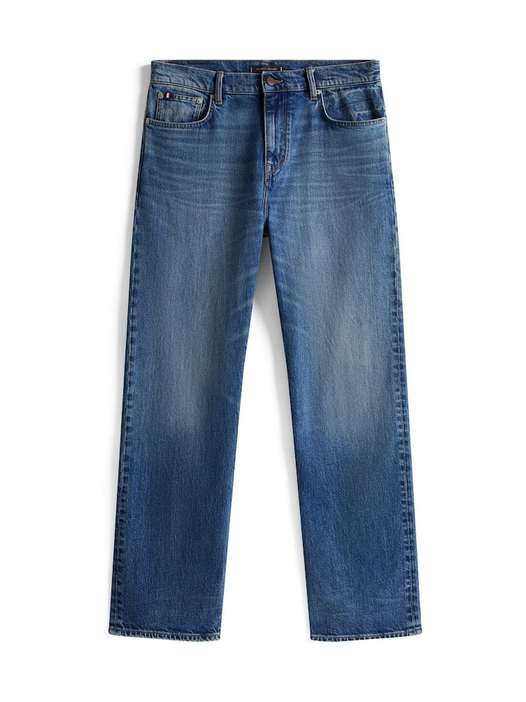 Tommy Hilfiger Blue Relaxed Straight Leg Jeans - Image 5 of 5