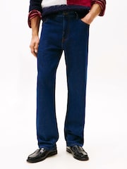 Tommy Hilfiger Blue Relaxed Straight Leg Jeans - Image 3 of 5