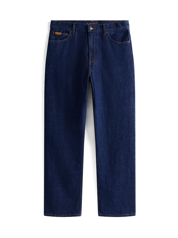 Tommy Hilfiger Blue Relaxed Straight Leg Jeans - Image 5 of 5