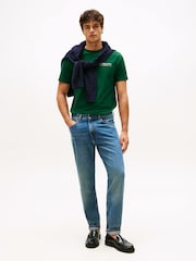 Tommy Hilfiger Green Back Logo Jersey Crew Neck T-Shirt - Image 3 of 5