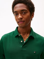 Tommy Hilfiger Green 1985 Regular Fit Pique Long Sleeve Polo Shirt - Image 7 of 10