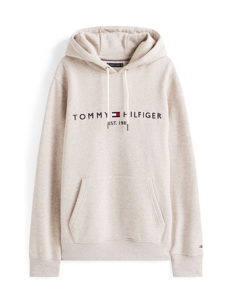 Tommy Hilfiger Heathered Pebble Fleece Drawstring Hoodie - Image 5 of 5 Tommy Hilfiger Heathered Pebble Fleece Drawstring Hoodie - Image 5 of 5