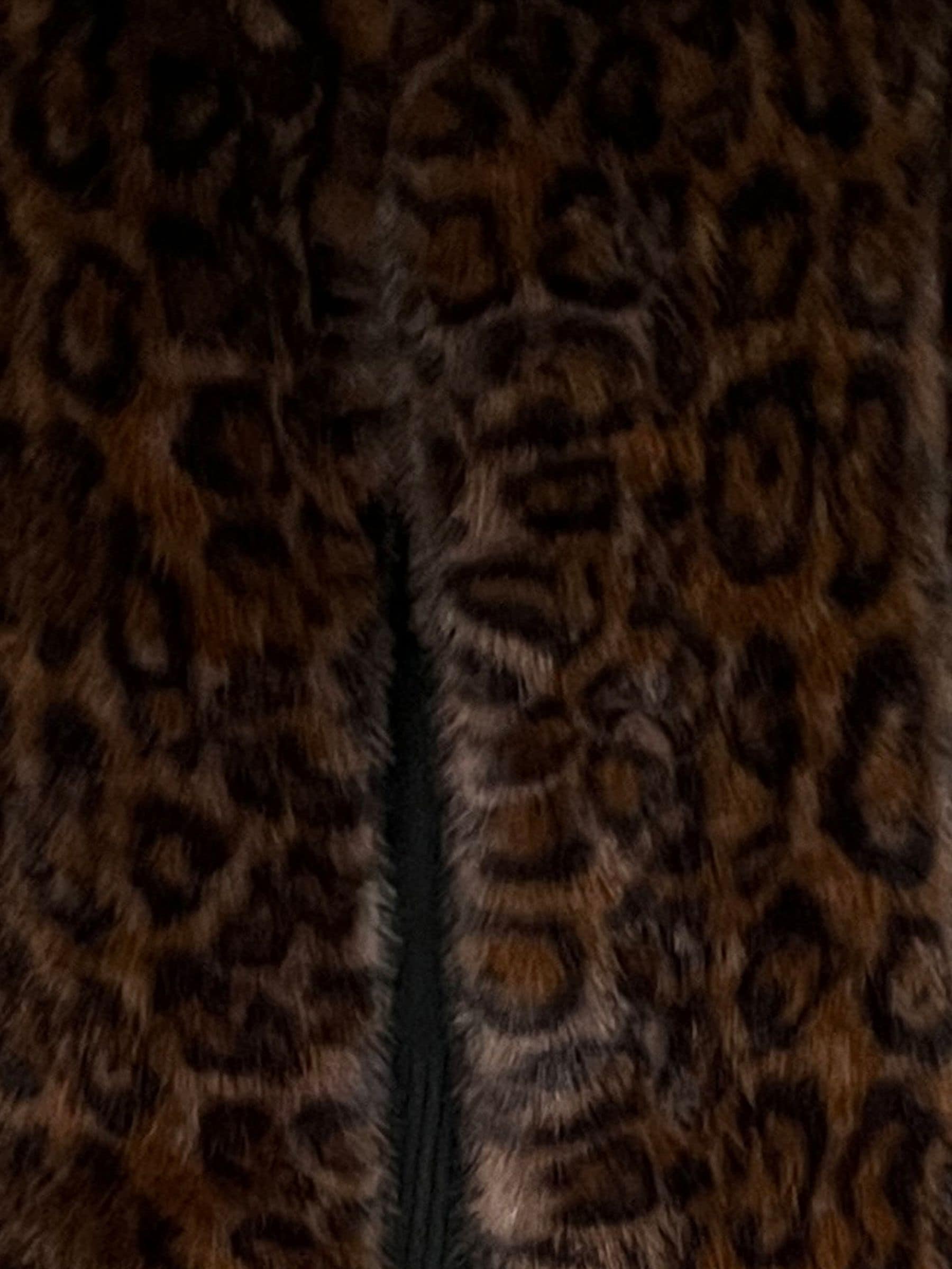 Buy Religion Animal Dark Luxurious Oversized Esme Faux Fur Coat