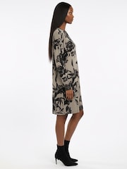 Religion Natural Tribe Tunic Dress With All Over Floral Print And Beading - Image 2 of 6