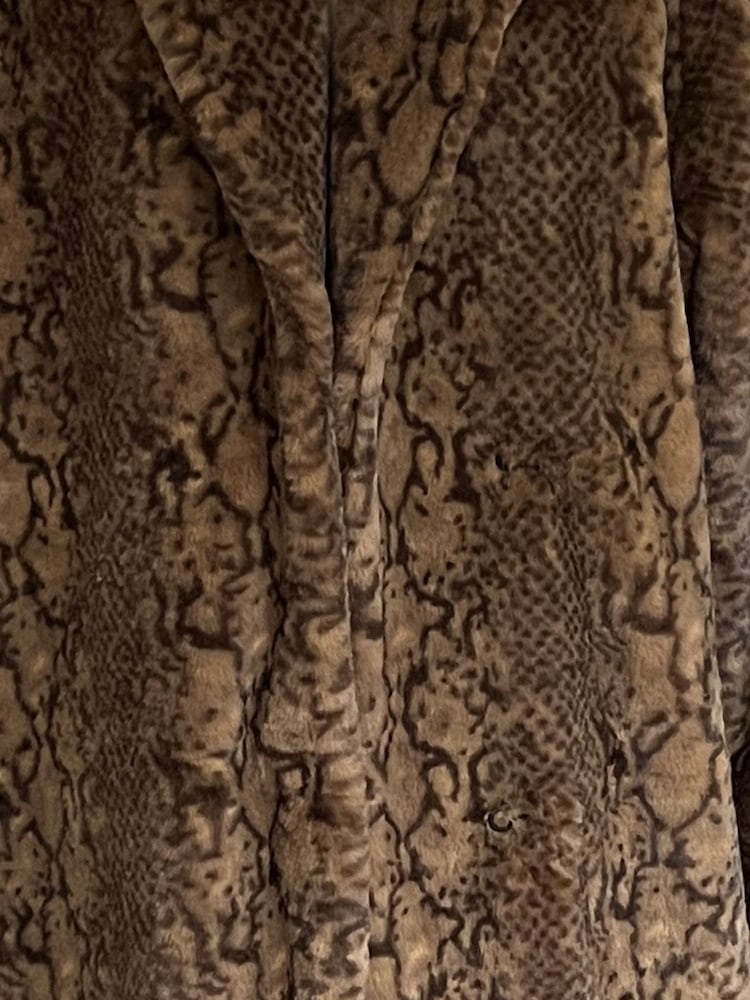 Religion Animal Margot Python Faux Fur Long Line Coat - Image 7 of 7 Religion Animal Margot Python Faux Fur Long Line Coat - Image 7 of 7